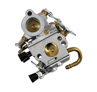 Carburetor on a white background